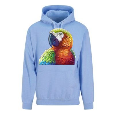 Wildlife - Scarlet Macaw Ara Parrot Unisex Surf Hoodie