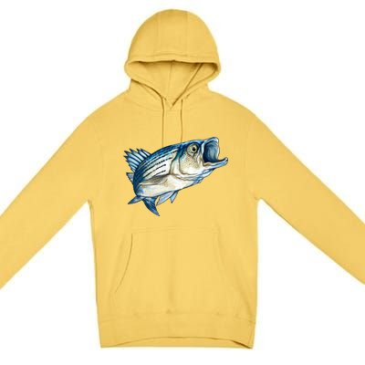 Wildlife - Striped Bass Premium Pullover Hoodie