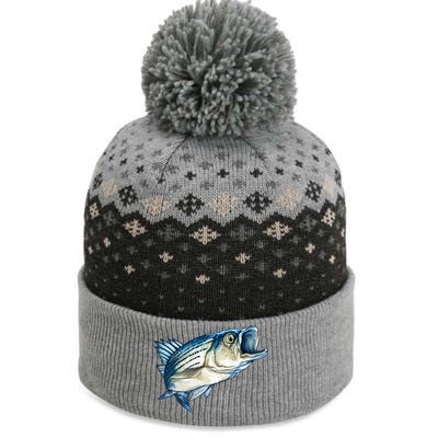 Wildlife - Striped Bass The Baniff Cuffed Pom Beanie