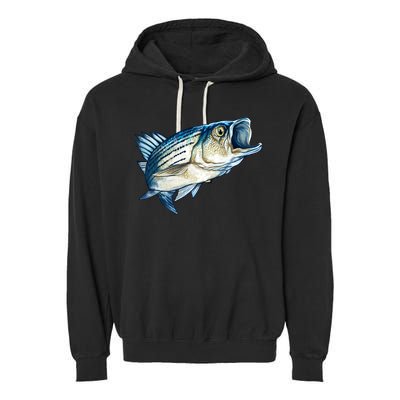 Wildlife - Striped Bass Garment-Dyed Fleece Hoodie