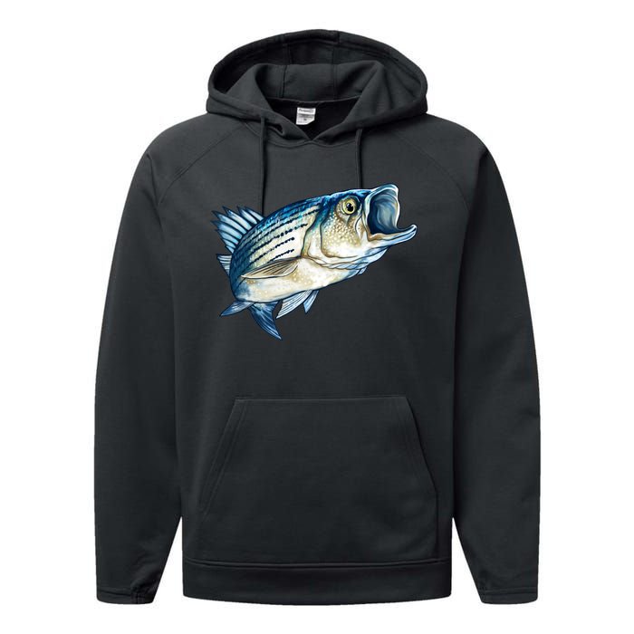 Wildlife - Striped Bass Performance Fleece Hoodie