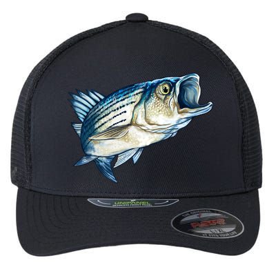 Wildlife - Striped Bass Flexfit Unipanel Trucker Cap