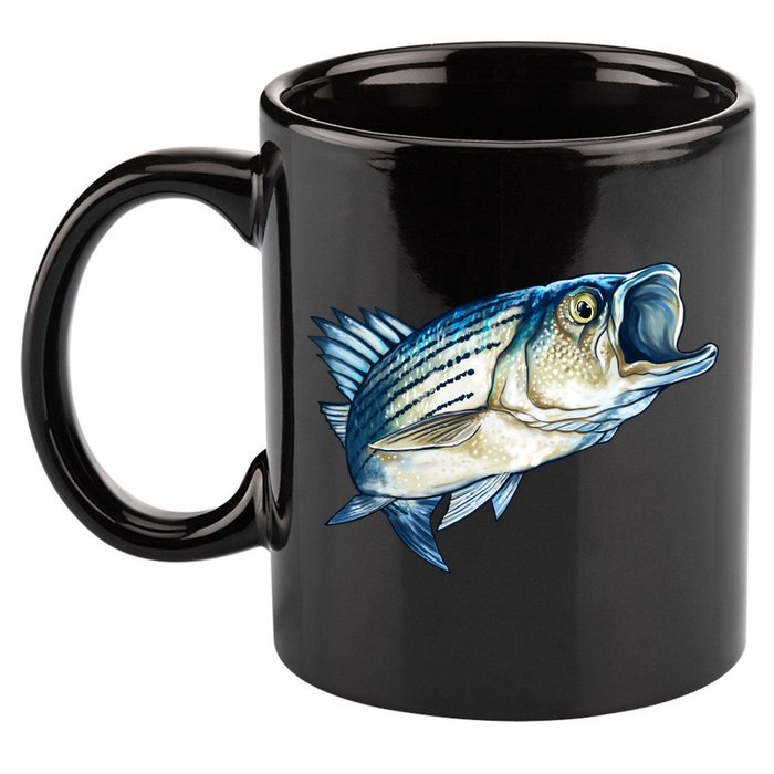 Wildlife - Striped Bass 11oz C Handle Ceramic Mug