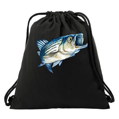 Wildlife - Striped Bass Drawstring Bag