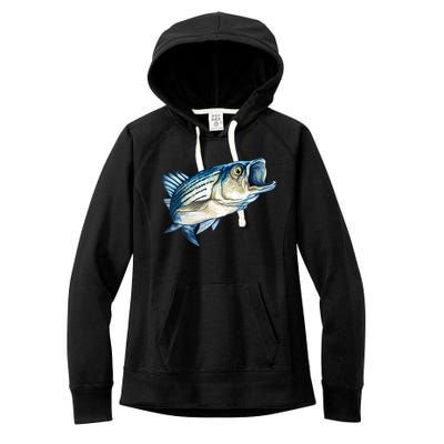 Wildlife - Striped Bass Women's Fleece Hoodie