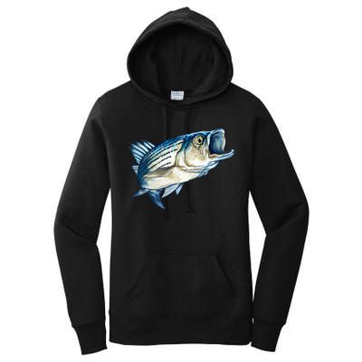 Wildlife - Striped Bass Women's Pullover Hoodie