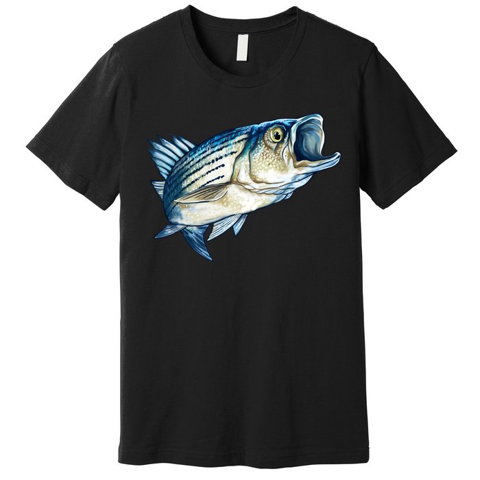 Wildlife - Striped Bass Premium T-Shirt