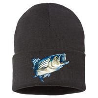 Wildlife - Striped Bass Sustainable Knit Beanie