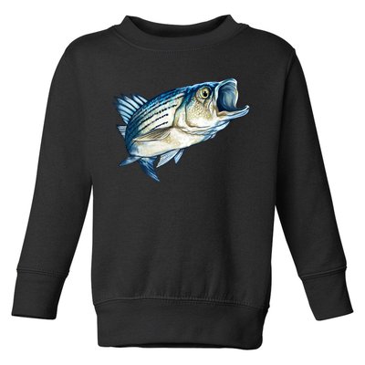 Wildlife - Striped Bass Toddler Sweatshirt