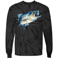 Wildlife - Striped Bass Tie-Dye Long Sleeve Shirt