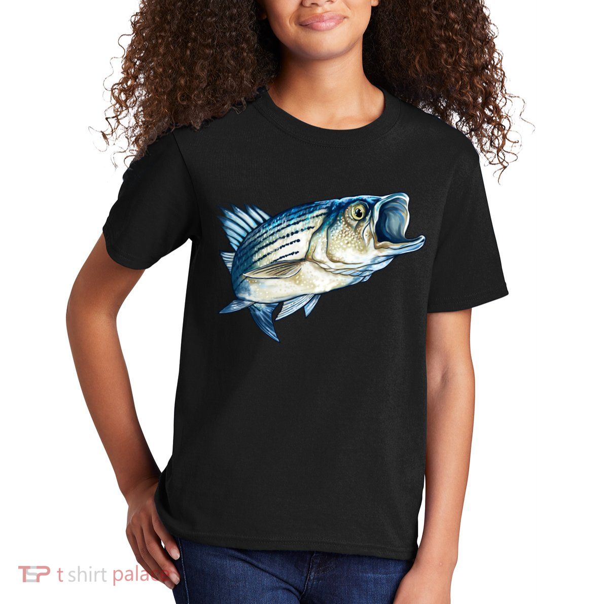 Wildlife - Striped Bass Kids T-Shirt
