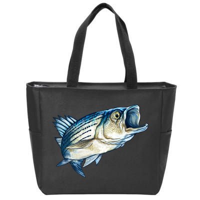 Wildlife - Striped Bass Zip Tote Bag