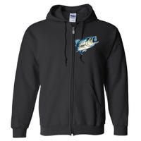 Wildlife - Striped Bass Full Zip Hoodie