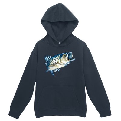 Wildlife - Striped Bass Urban Pullover Hoodie