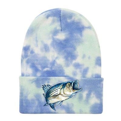 Wildlife - Striped Bass Tie Dye 12in Knit Beanie