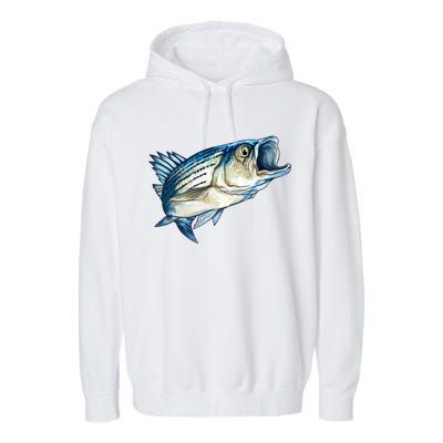 Wildlife - Striped Bass Garment-Dyed Fleece Hoodie