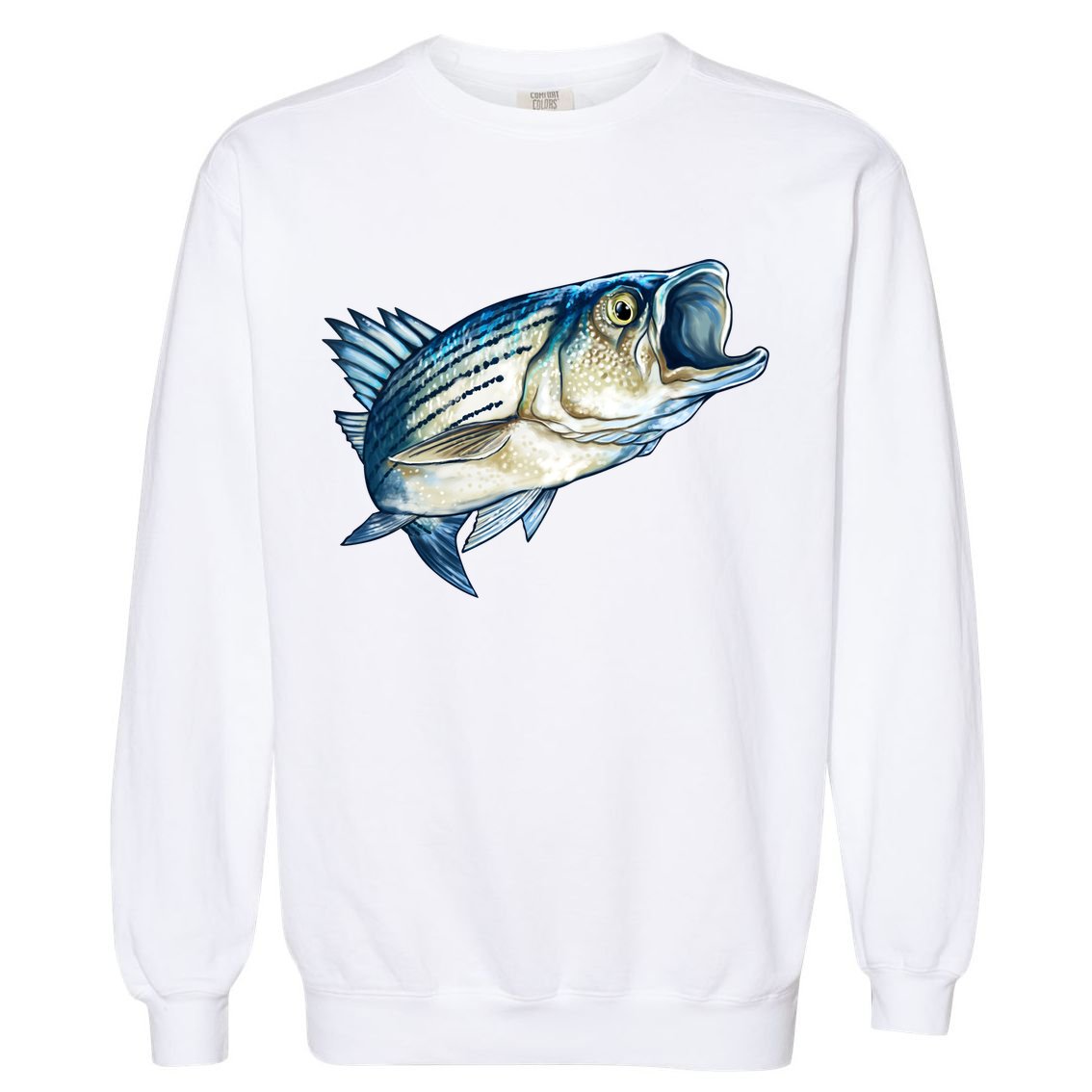 Wildlife - Striped Bass Garment-Dyed Sweatshirt