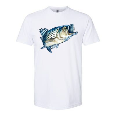 Wildlife - Striped Bass Softstyle CVC T-Shirt