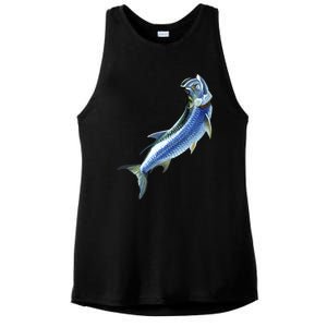 Wildlife - Tarpon Ladies PosiCharge Tri-Blend Wicking Tank