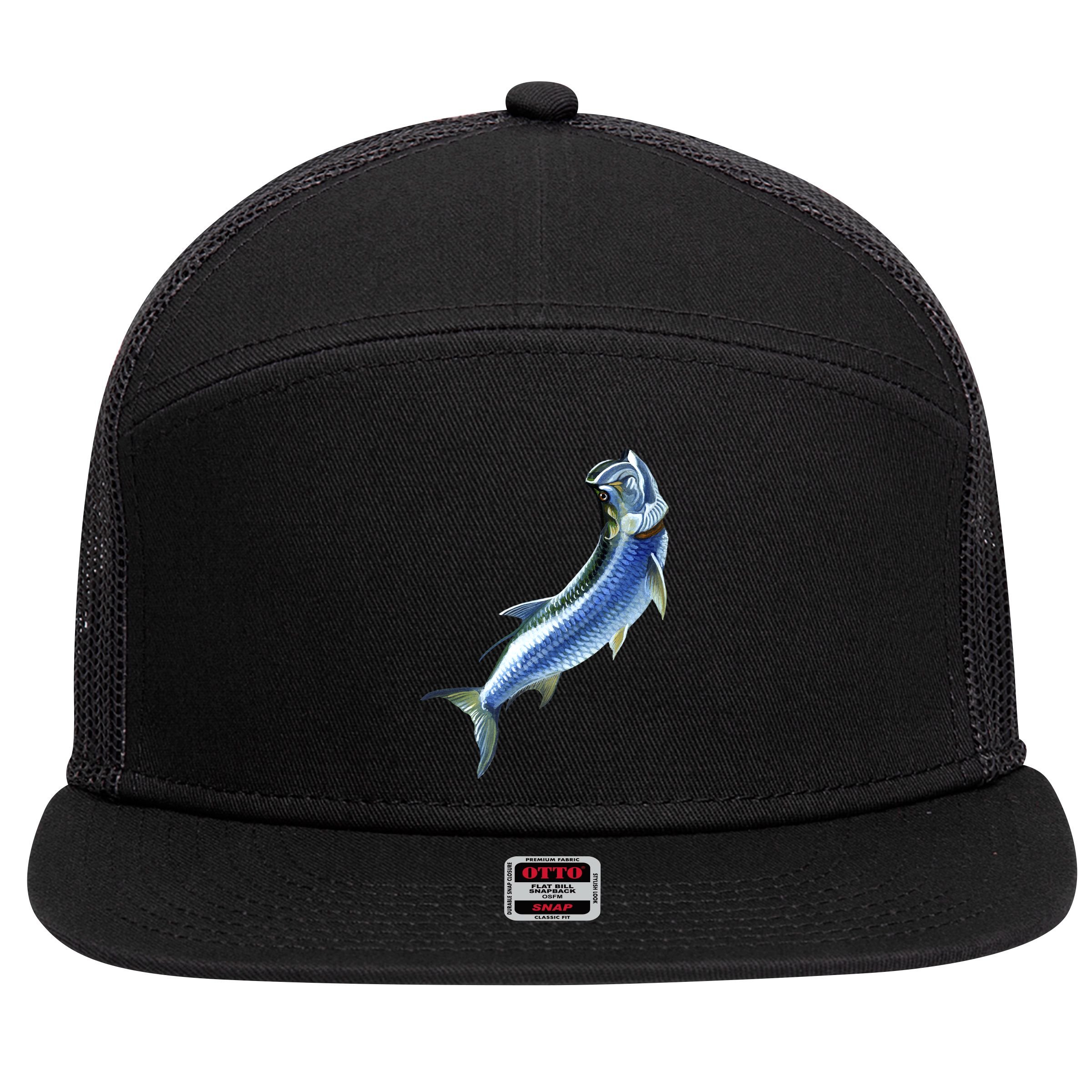 Wildlife - Tarpon 7 Panel Mesh Trucker Snapback Hat