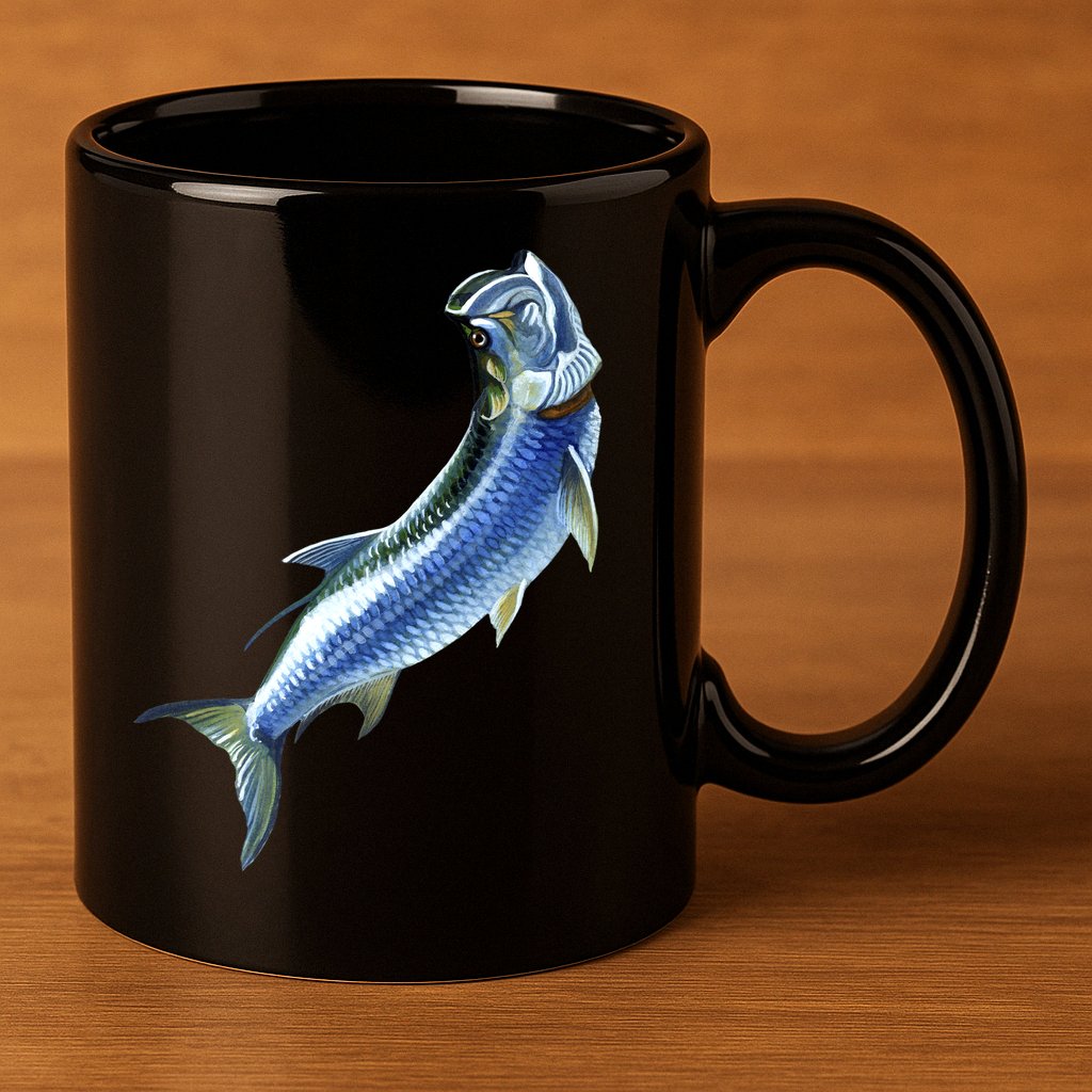 Wildlife - Tarpon 11oz C Handle Ceramic Mug