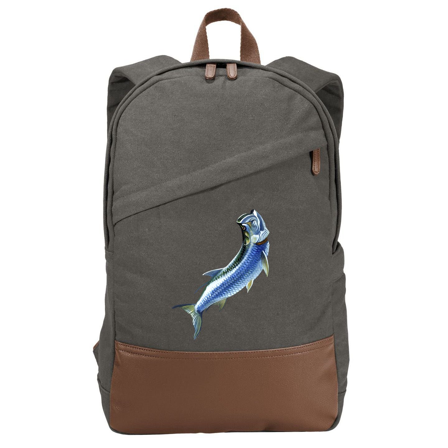 Wildlife - Tarpon Cotton Canvas Backpack
