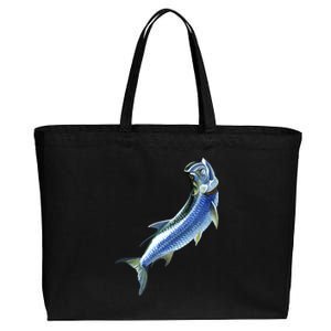 Wildlife - Tarpon Cotton Canvas Jumbo Tote