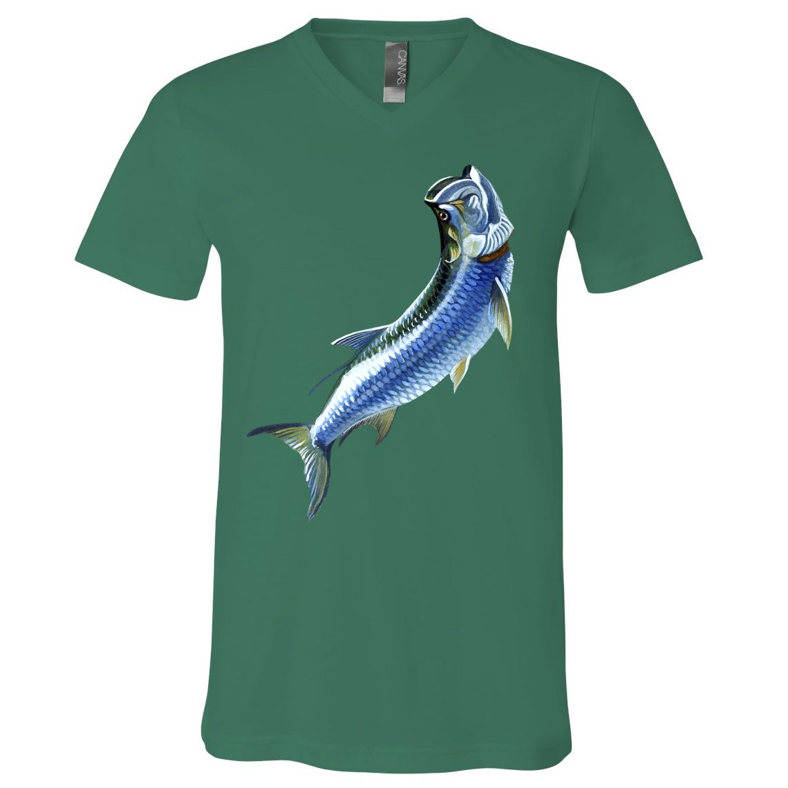 Wildlife - Tarpon V-Neck T-Shirt
