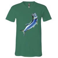 Wildlife - Tarpon V-Neck T-Shirt