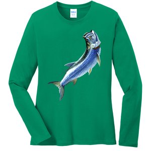 Wildlife - Tarpon Ladies Long Sleeve Shirt