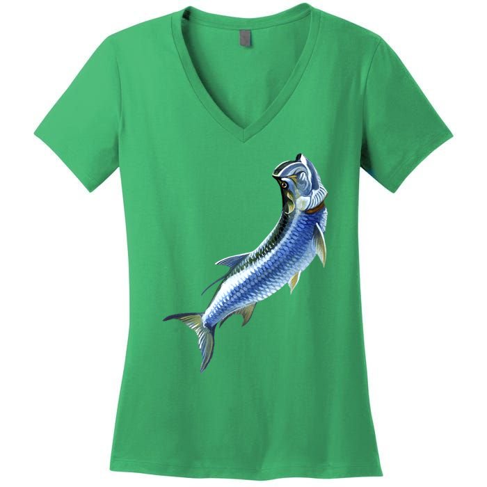 Wildlife - Tarpon Women's V-Neck T-Shirt