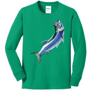 Wildlife - Tarpon Kids Long Sleeve Shirt