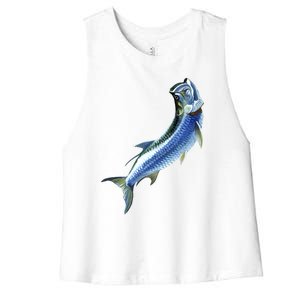 Wildlife - Tarpon Women's Racerback Cropped Tank