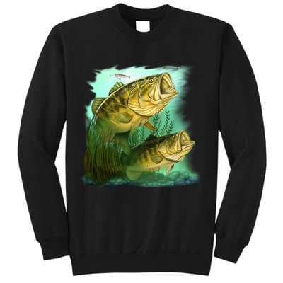 Wildlife - Two Jumping Bass Sweatshirt
