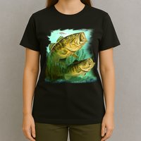 Wildlife - Two Jumping Bass T-Shirt