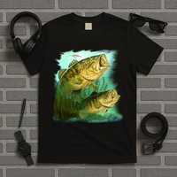 Wildlife - Two Jumping Bass T-Shirt