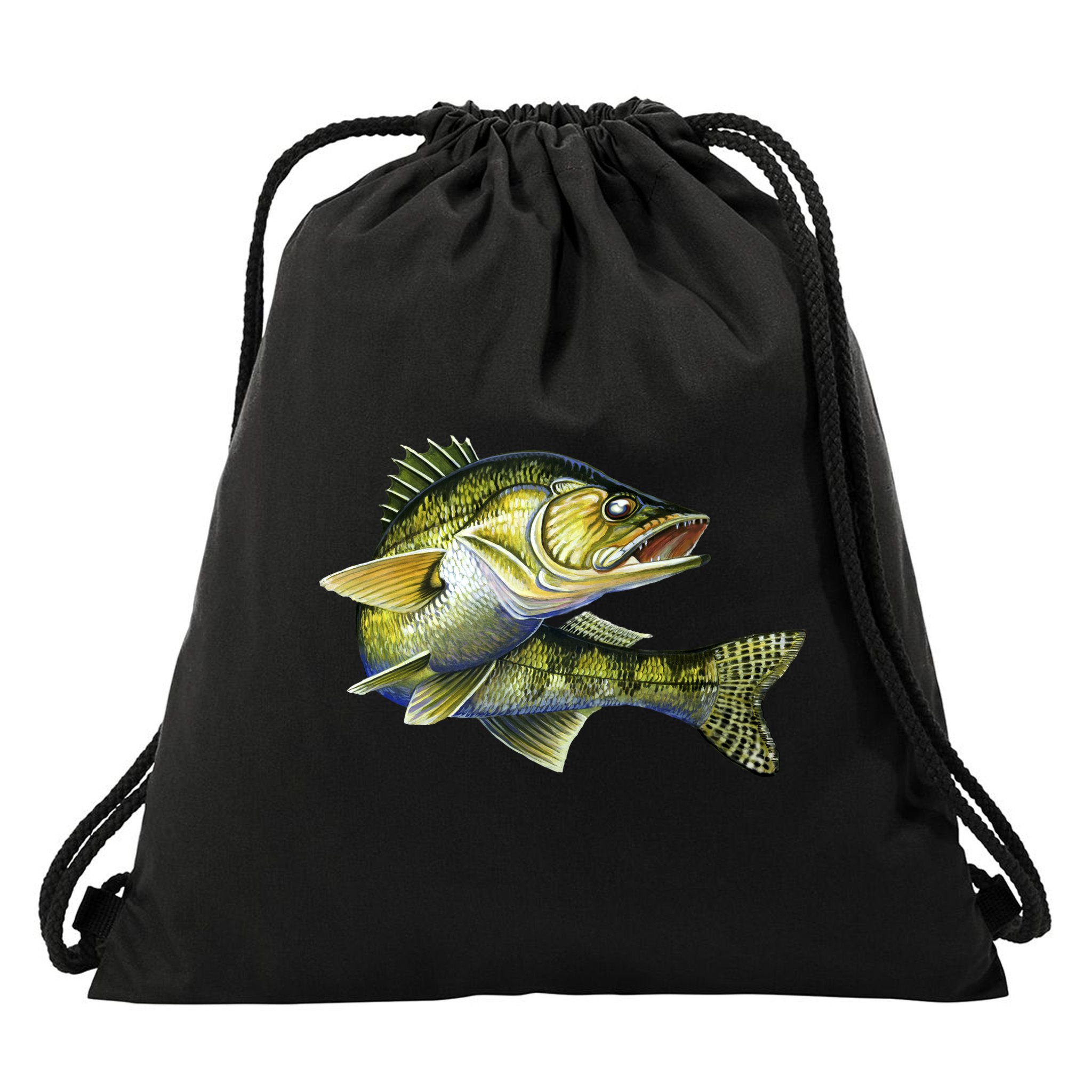 Wildlife - Walleye Drawstring Bag