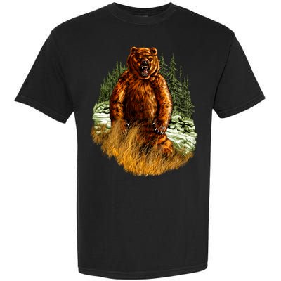 Wildlife - Wild Bear Portrait Garment-Dyed Heavyweight T-Shirt