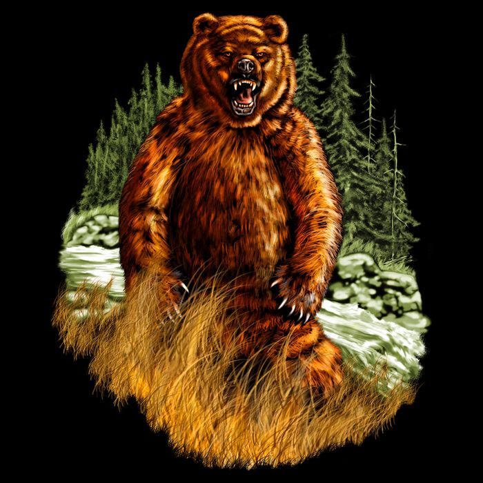 Wildlife - Wild Bear Portrait Doggie Tank