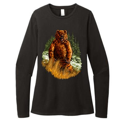 Wildlife - Wild Bear Portrait Womens CVC Long Sleeve Shirt