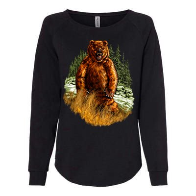 Wildlife - Wild Bear Portrait Womens California Wash Sweatshirt