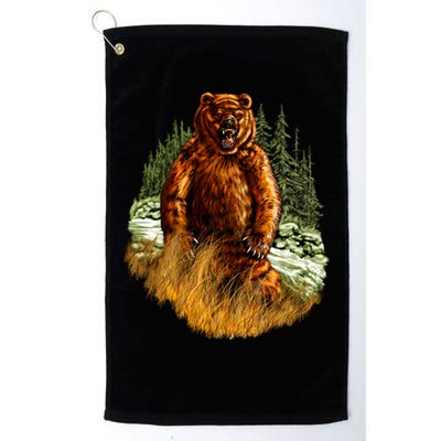 Wildlife - Wild Bear Portrait Golf Towel