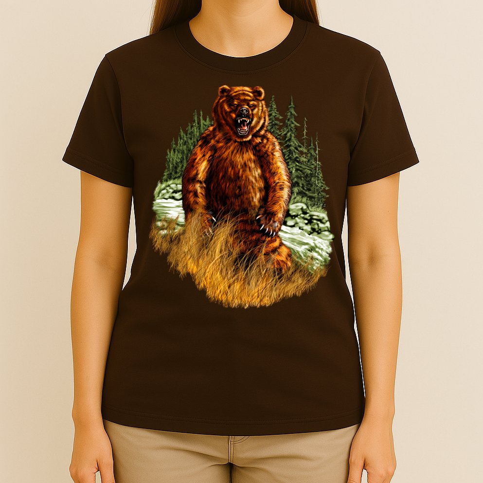 Wildlife - Wild Bear Portrait T-Shirt