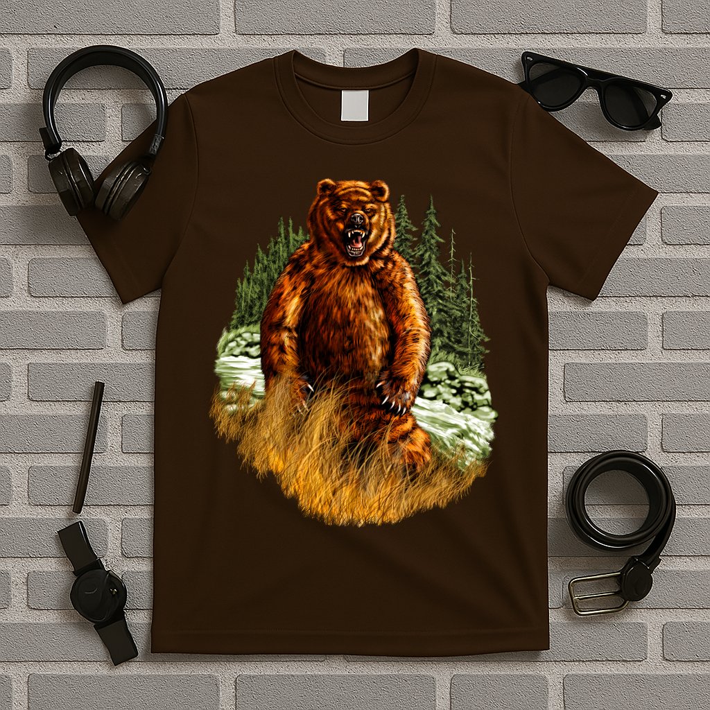 Wildlife - Wild Bear Portrait T-Shirt