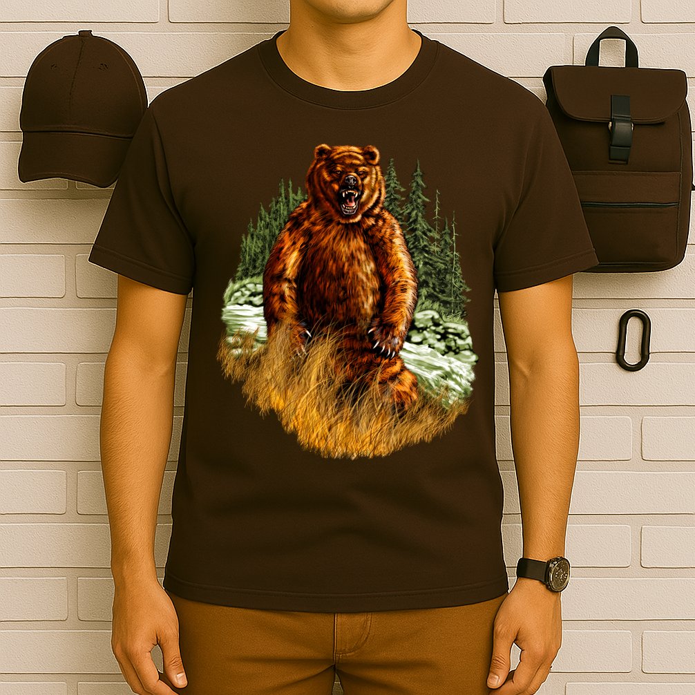 Wildlife - Wild Bear Portrait T-Shirt