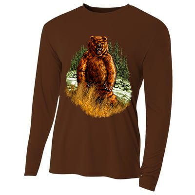 Wildlife - Wild Bear Portrait Cooling Performance Long Sleeve Crew