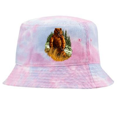 Wildlife - Wild Bear Portrait Tie-Dyed Bucket Hat