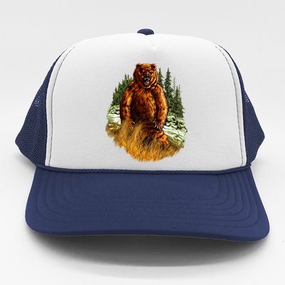 Wildlife - Wild Bear Portrait Trucker Hat