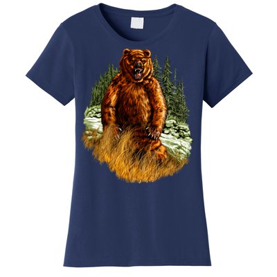 Wildlife - Wild Bear Portrait Women's T-Shirt