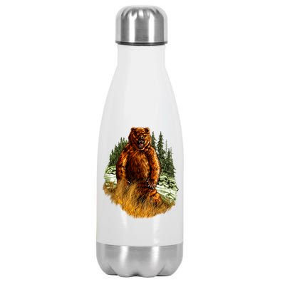 Wildlife - Wild Bear Portrait Stainless Steel Insulated Water Bottle